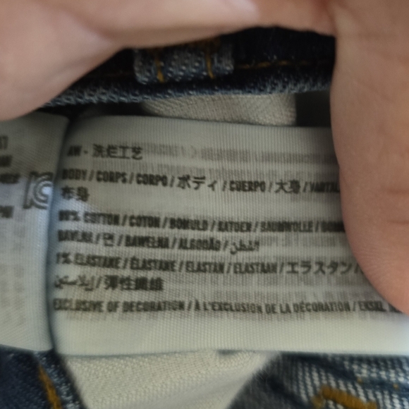 Abercrombie & Fitch The 90s Straight Ultra High Rise Jeans 33 16R Dark Wash - Picture 7 of 7